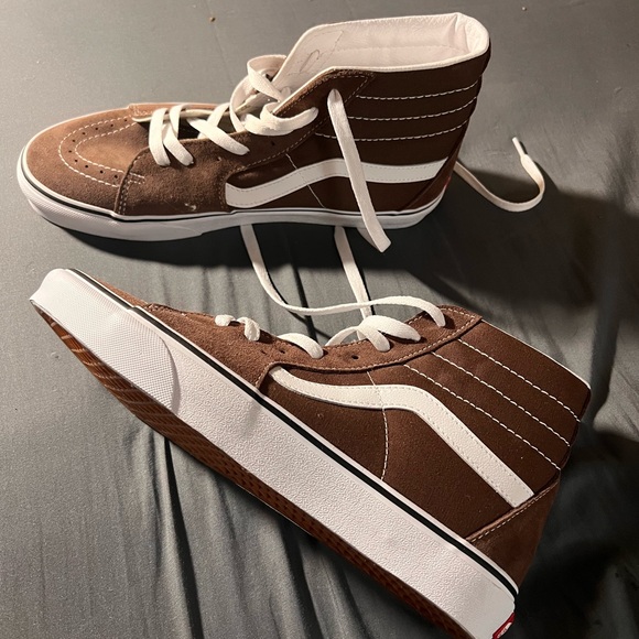 Vans Other - NEW Brown Vans Hightops *Never Worn* Size US MEN10